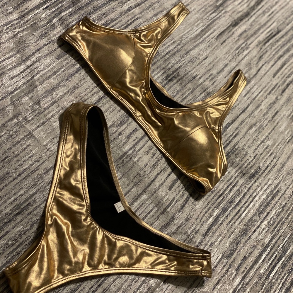 Gold bikini